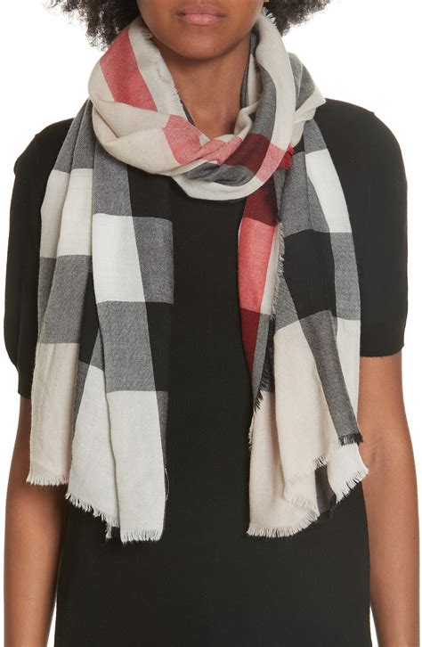 nordstroms burberry scarf|burberry scarf for women.